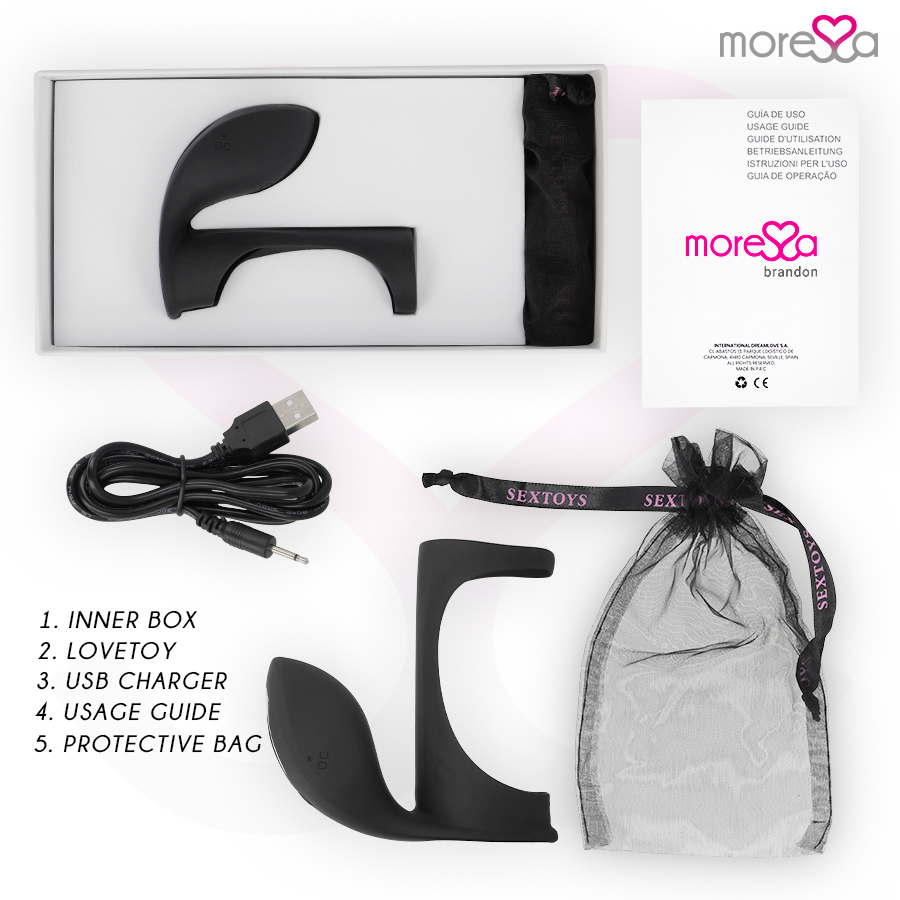 MORESSA - ANELLO VIBRANTE BRANDON CON COPERCHIO