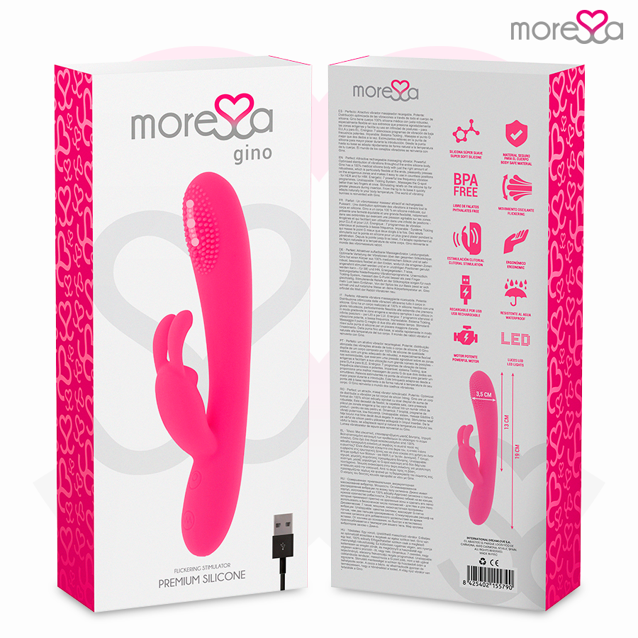 MORESSA - GINO RICARICABILE IN SILICONE PREMIUM