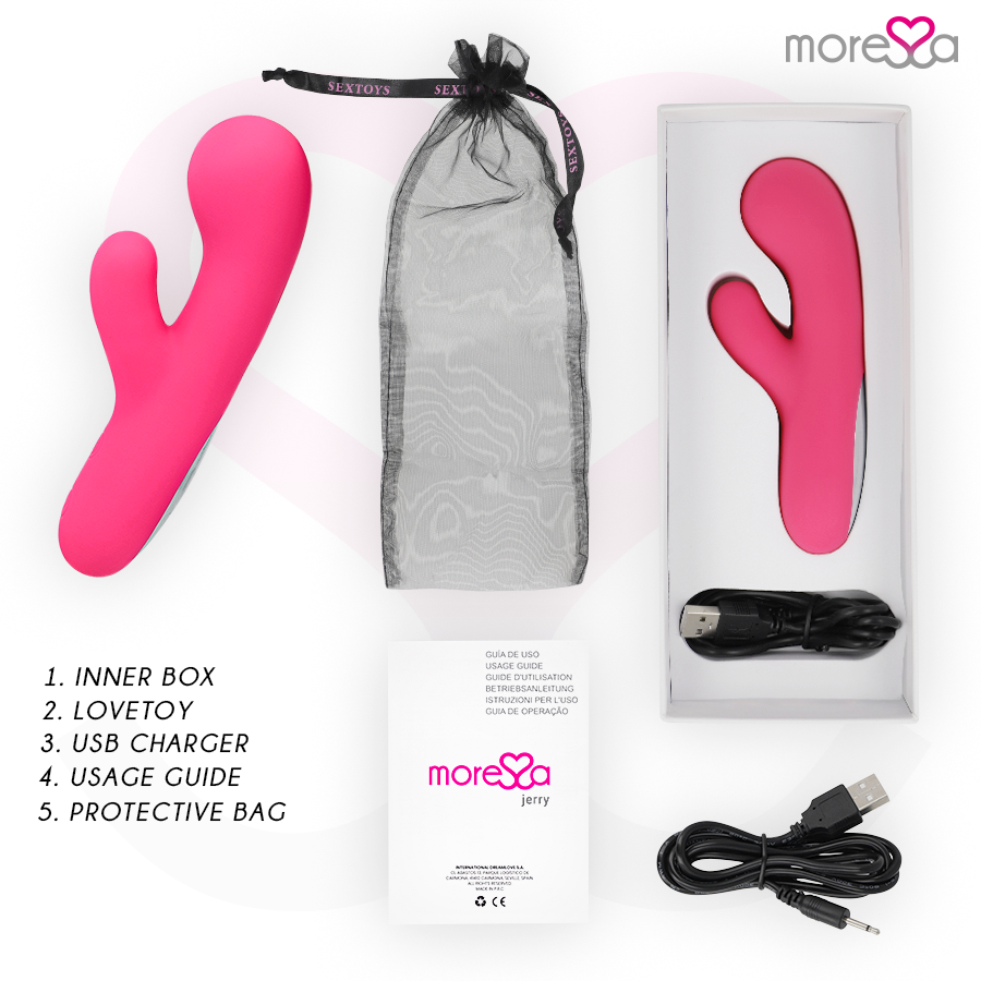 MORESSA - JERRY RECARGABLE DE SILICONA PREMIUM
