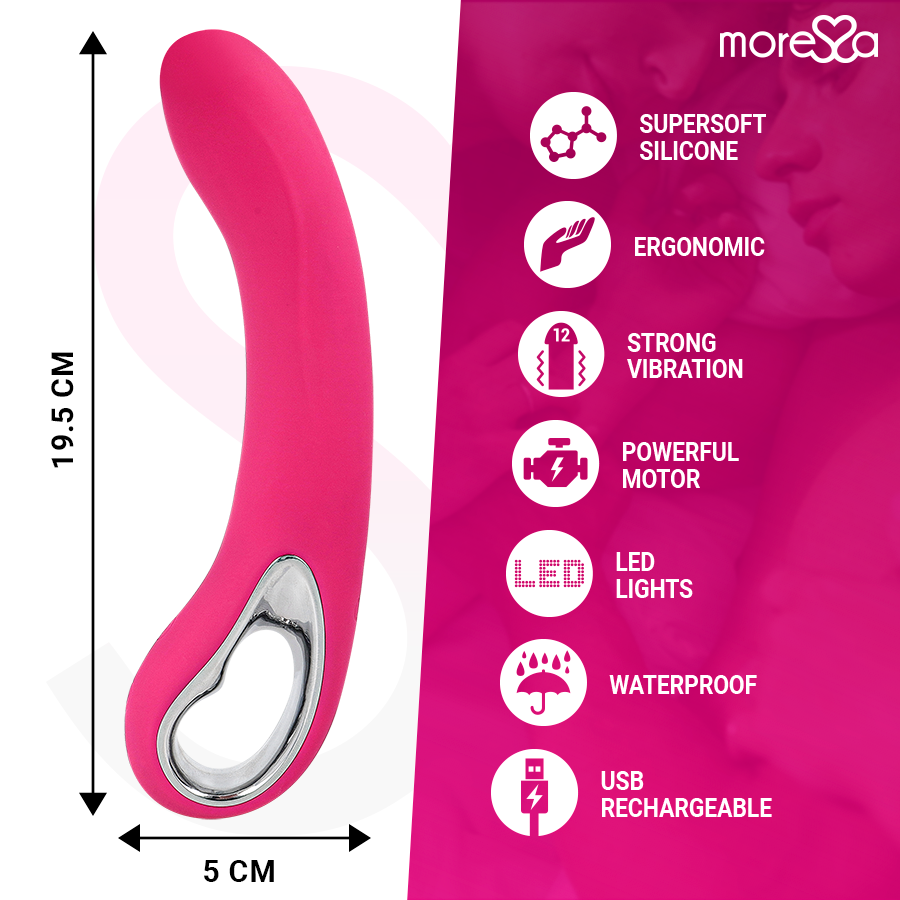 MORESSA - NELSON RICARICABILE IN SILICONE PREMIUM