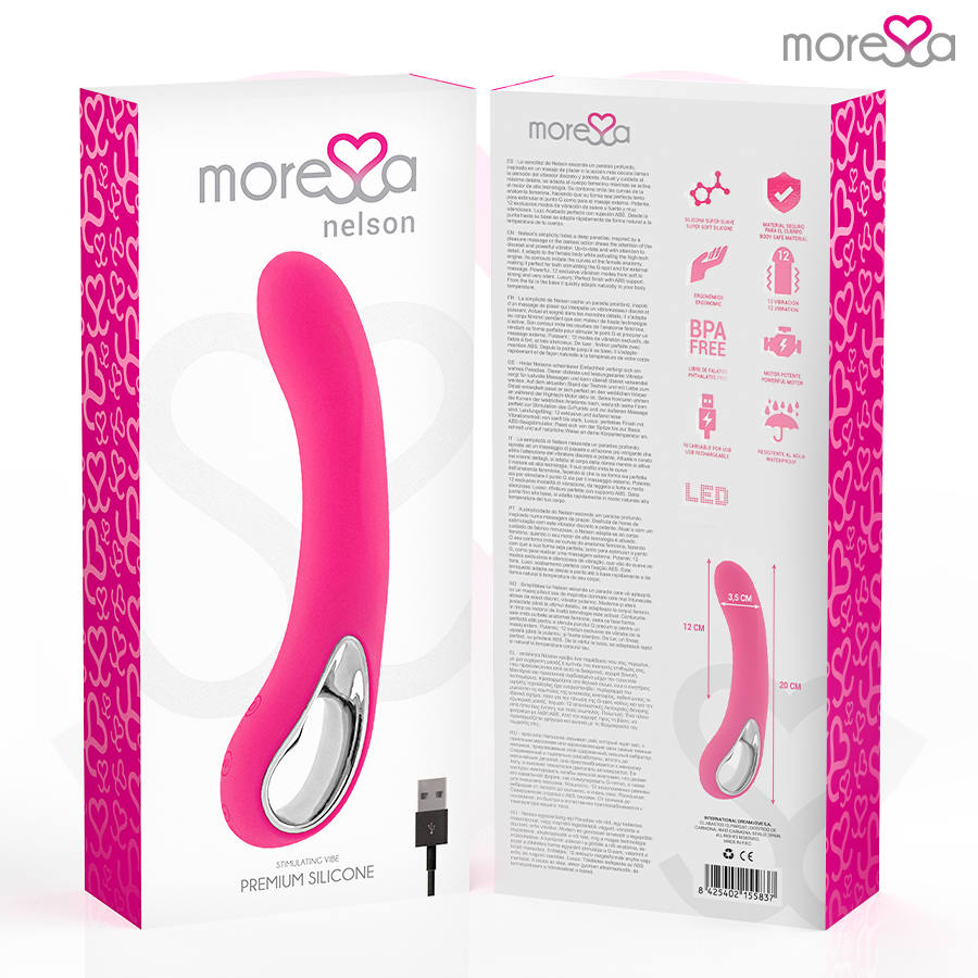 MORESSA - NELSON RICARICABILE IN SILICONE PREMIUM