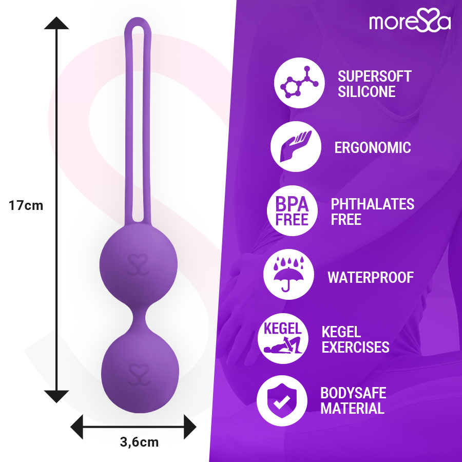 MORESSA - OSIAN TRES SILICONA LILA PREMIUM