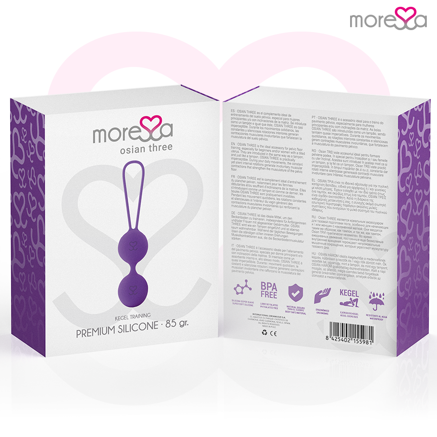 MORESSA - OSIAN TRES SILICONA LILA PREMIUM