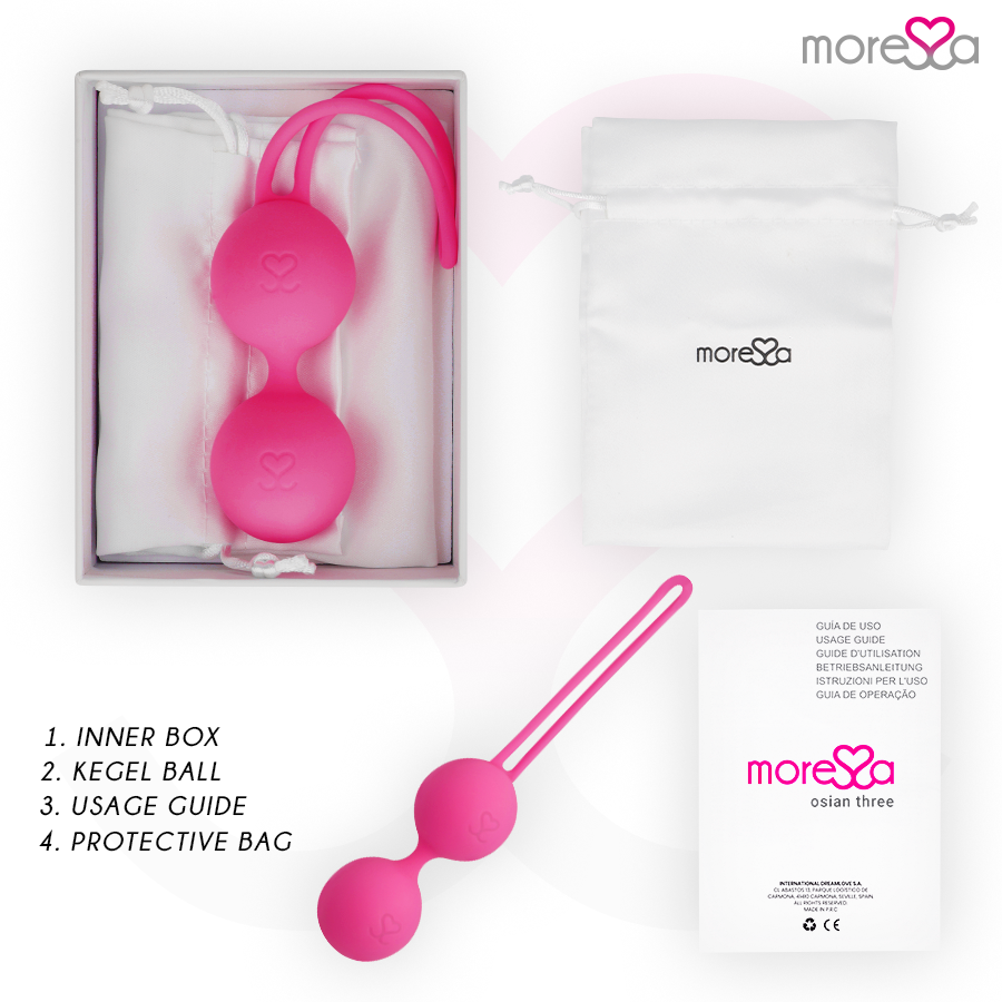 MORESSA - OSIAN TRE SILICONE PREMIUM ROSA