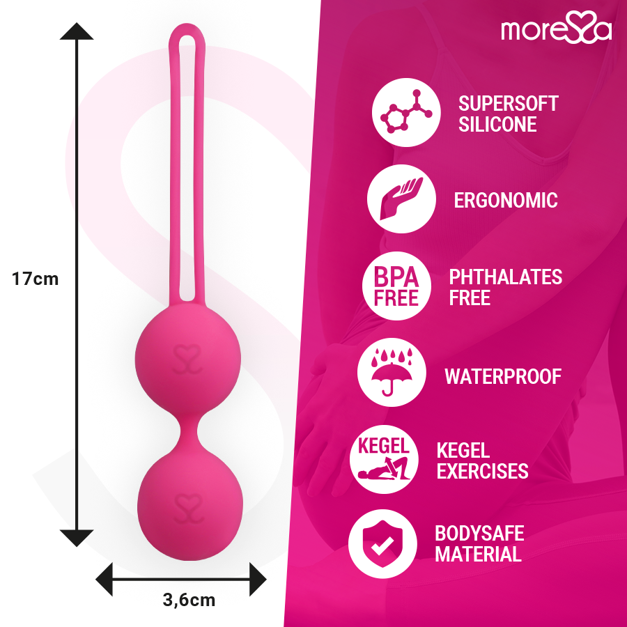 MORESSA - OSIAN TRE SILICONE PREMIUM ROSA