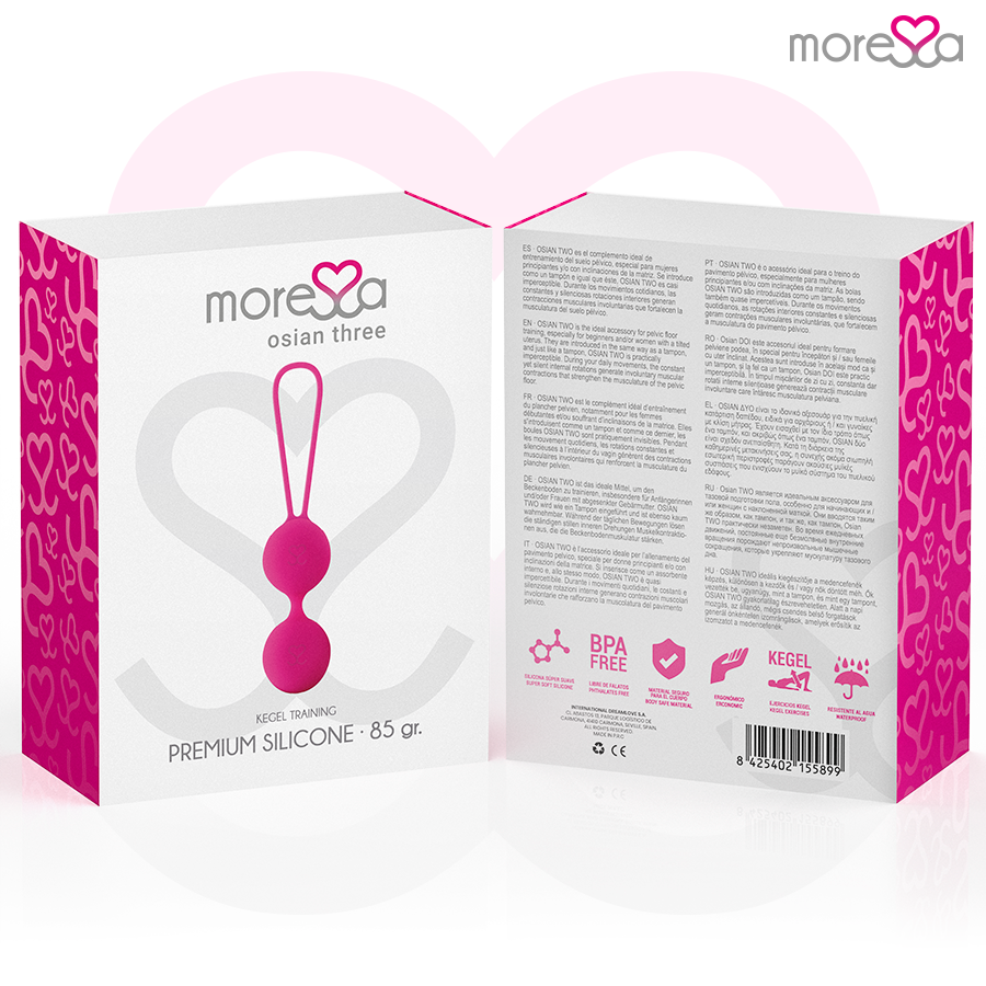 MORESSA - OSIAN TRE SILICONE PREMIUM ROSA