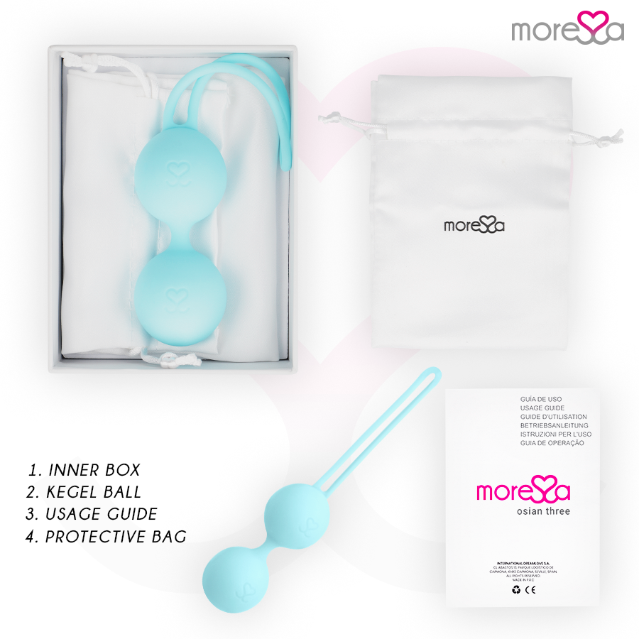 MORESSA - OSIAN TROIS SILICONE TURQUOISE PREMIUM