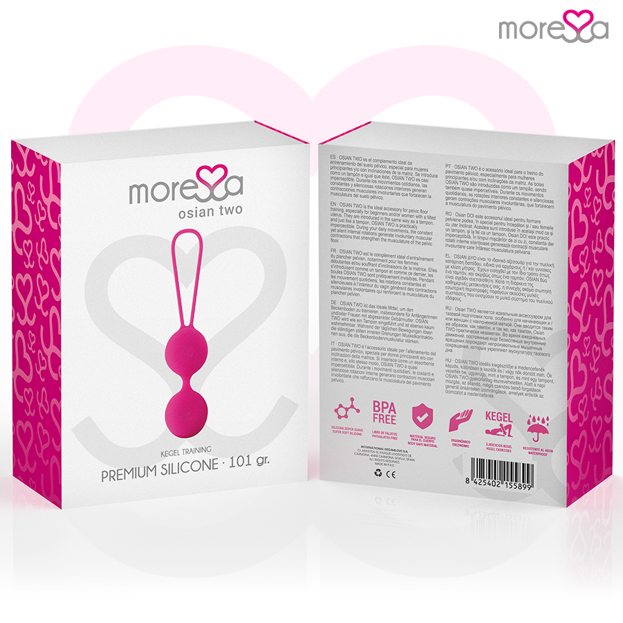 MORESSA - OSIAN DOS SILICONA PREMIUM ROSA