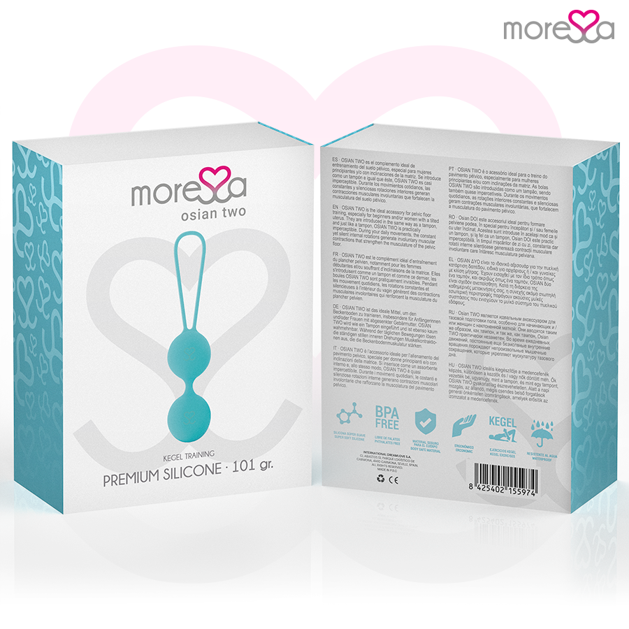 MORESSA - OSIAN DOS SILICONA TURQUESA PREMIUM