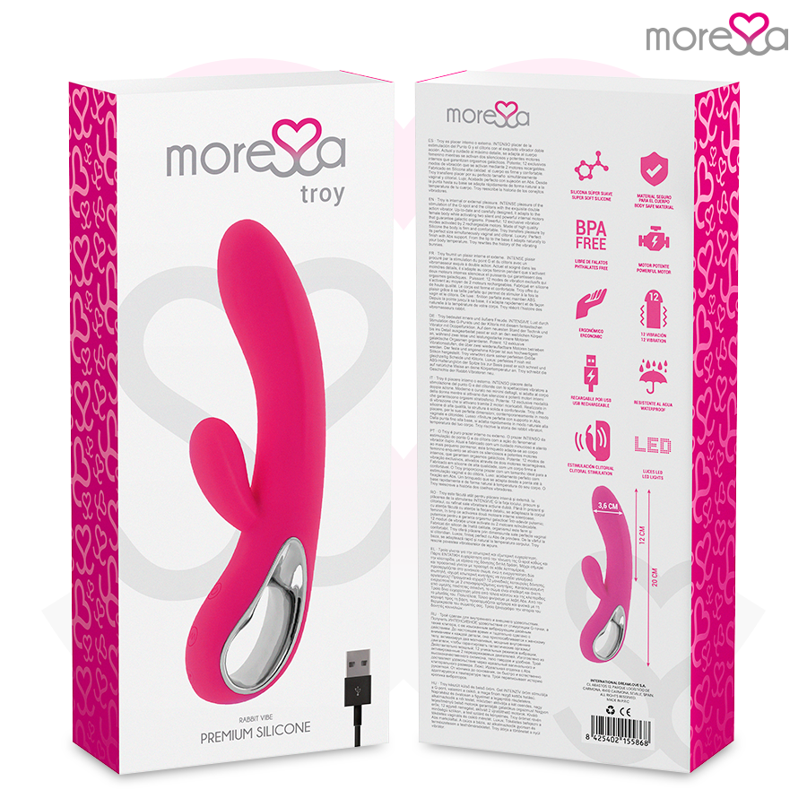 MORESSA - TROY RICARICABILE IN SILICONE PREMIUM