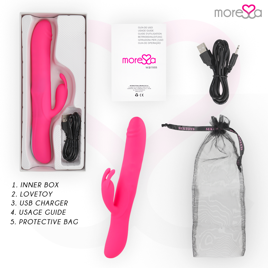 MORESSA - PREMIUM RECHARGEABLE SILICONE WARREN