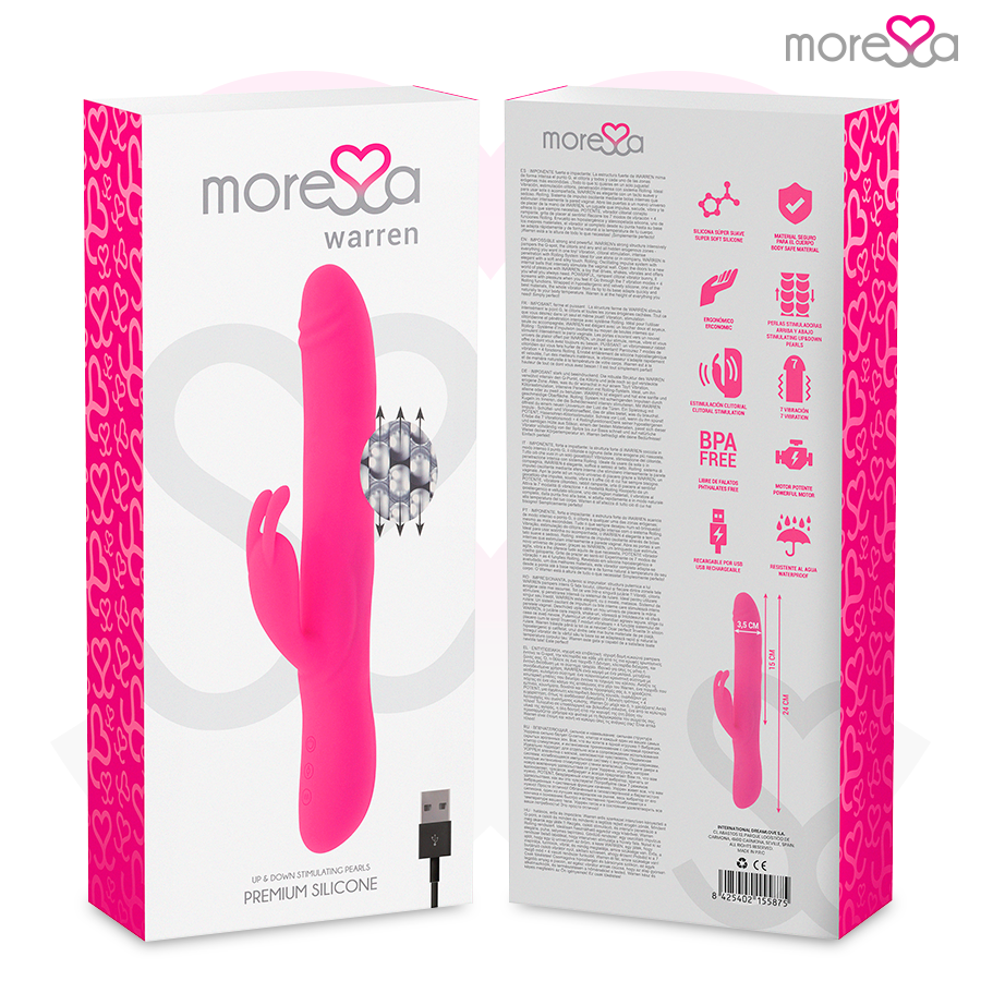 MORESSA - PREMIUM RECHARGEABLE SILICONE WARREN