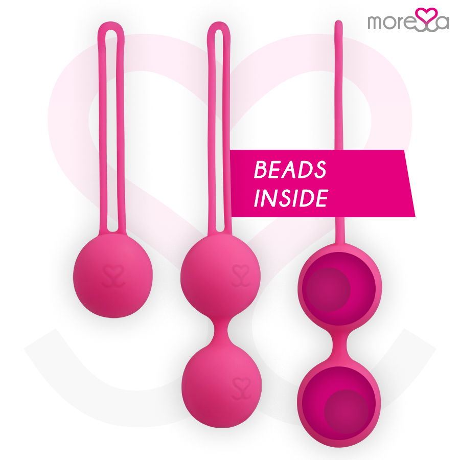 MORESSA - SET OSIAN SILICONA PREMIUM ROSA (Osian One - 51 g | Osian Two - 101 g | Osian Three - 85 g)