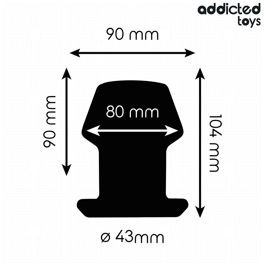 ADDICTED TOYS - PLUG ANAL HUECO EXTREME TALLA L 10,4 CM