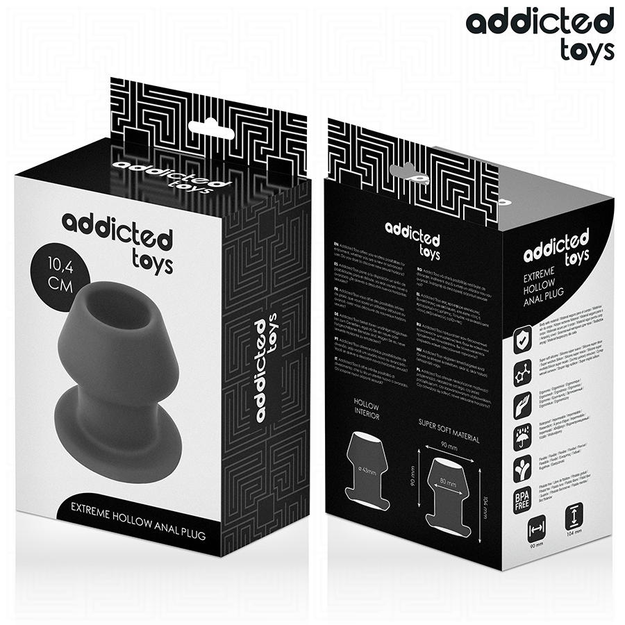 ADDICTED TOYS - PLUG ANAL HUECO EXTREME TALLA L 10,4 CM