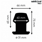 ADDICTED TOYS - PLUG ANAL HUECO EXTREMO TALLA S 7,5 CM