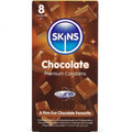 SKINS - PACK DE 8 PRESERVATIVOS PREMIUM CHOCOLATE