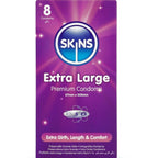 SKINS - PACK DE 8 PRESERVATIVOS EXTRA GRANDES PREMIUM
