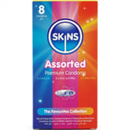 SKINS - PACK DE 8 PRESERVATIVOS PREMIUM SURTIDOS