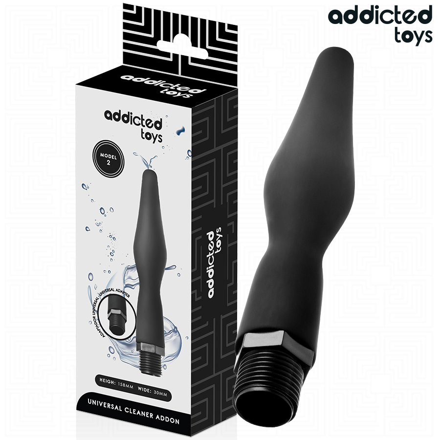 ADDICTED TOYS - DETERGENTE ANALE CON ADATTATORE UNIVERSALE MODELLO 2