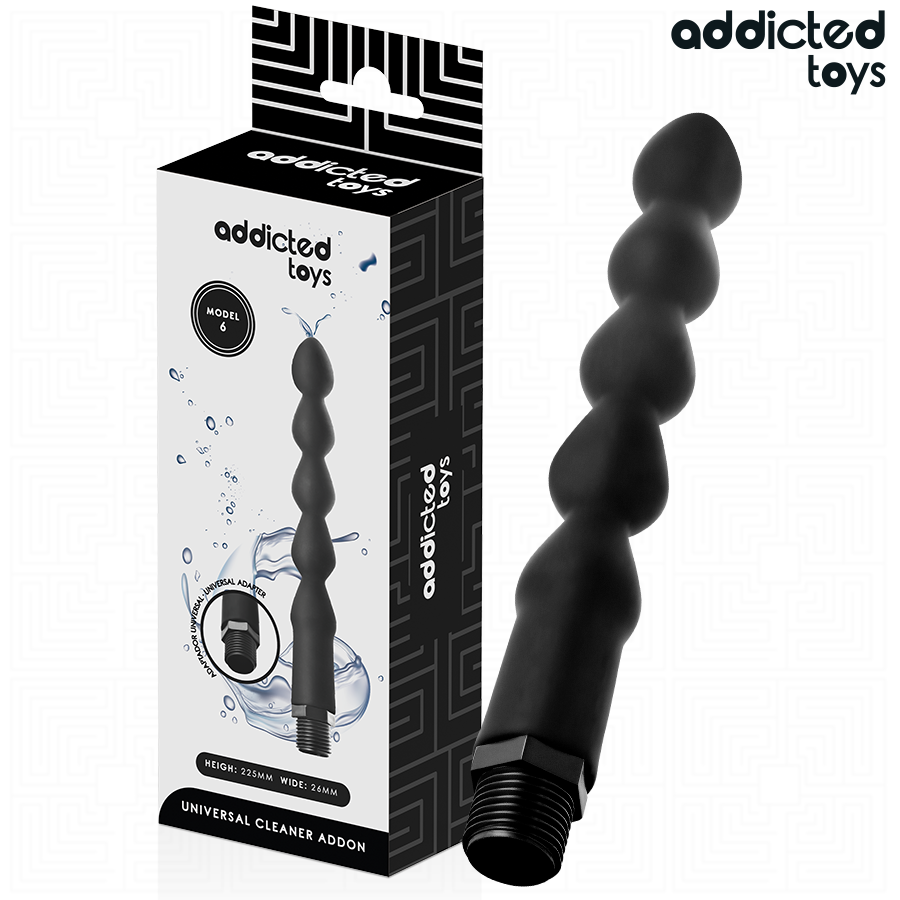 ADDICTED TOYS - DETERGENTE ANALE CON ADATTATORE UNIVERSALE MODELLO 6