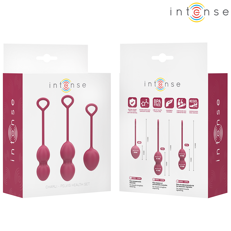 INTENSE - KIT BOLAS KEGEL CHARLI BORGOÑA