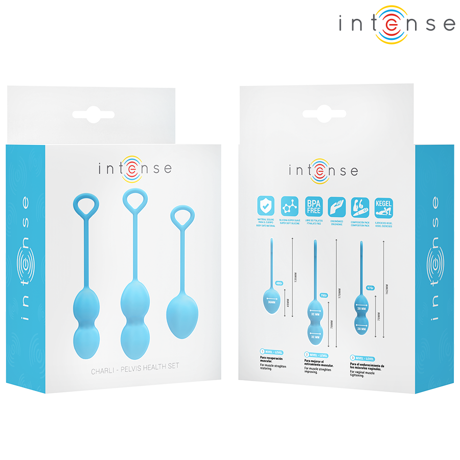 INTENSE - CHARLI KEGEL BALL KIT BLEU