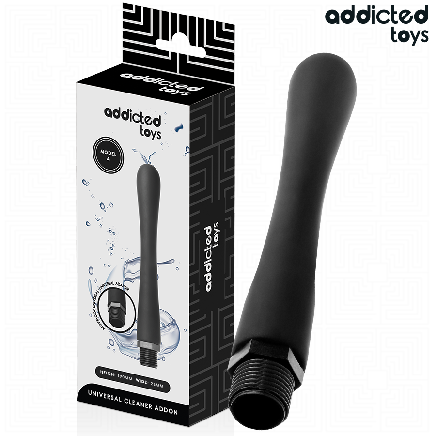 ADDICTED TOYS - ANAL CLEANER WITH UNIVERSAL ADAPTER MODEL 4