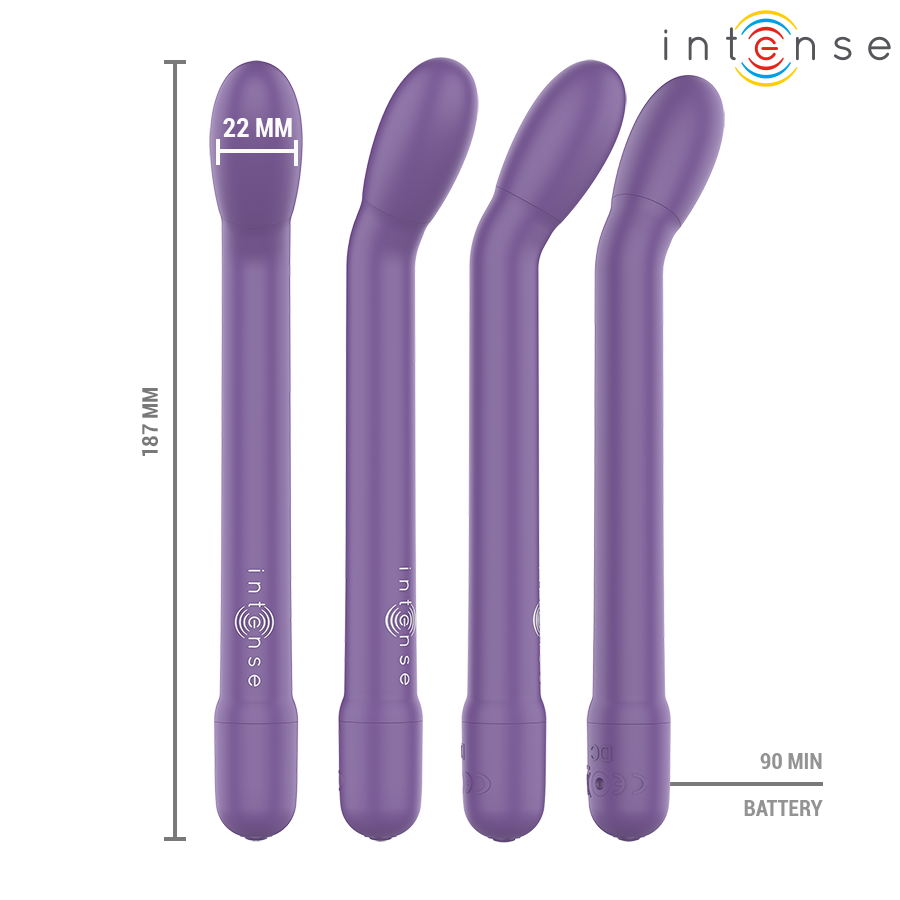 INTENSE - ESTIMULADOR DE PUNTO G RECARGABLE KARLIE VIOLETA