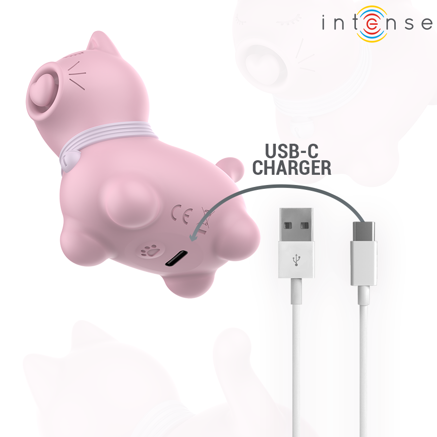 INTENSE - STIMULATEUR DE LANGUE EFFET PULSATION MARIE PINK