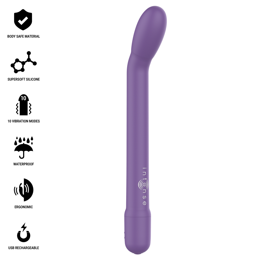 INTENSE - ESTIMULADOR DE PUNTO G RECARGABLE KARLIE VIOLETA