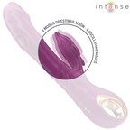 INTENSE - VIBRADOR MULTIFUNCIÓN PARA LA SALA CON LENGUA ESTIMULANTE DELFÍN VIOLETA