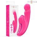 INTENSE - EMI VIBRATEUR 13,5 CM MULTIFONCTION 3 EN 1 10 VIBRATIONS ROSE