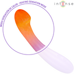 INTENSE - BECKY VIBRADOR 19 CM CON EFECTO CALOR 7 VIBRACIONES VIOLETA