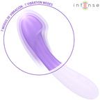 INTENSE - BECKY VIBRADOR 19 CM CON EFECTO CALOR 7 VIBRACIONES VIOLETA
