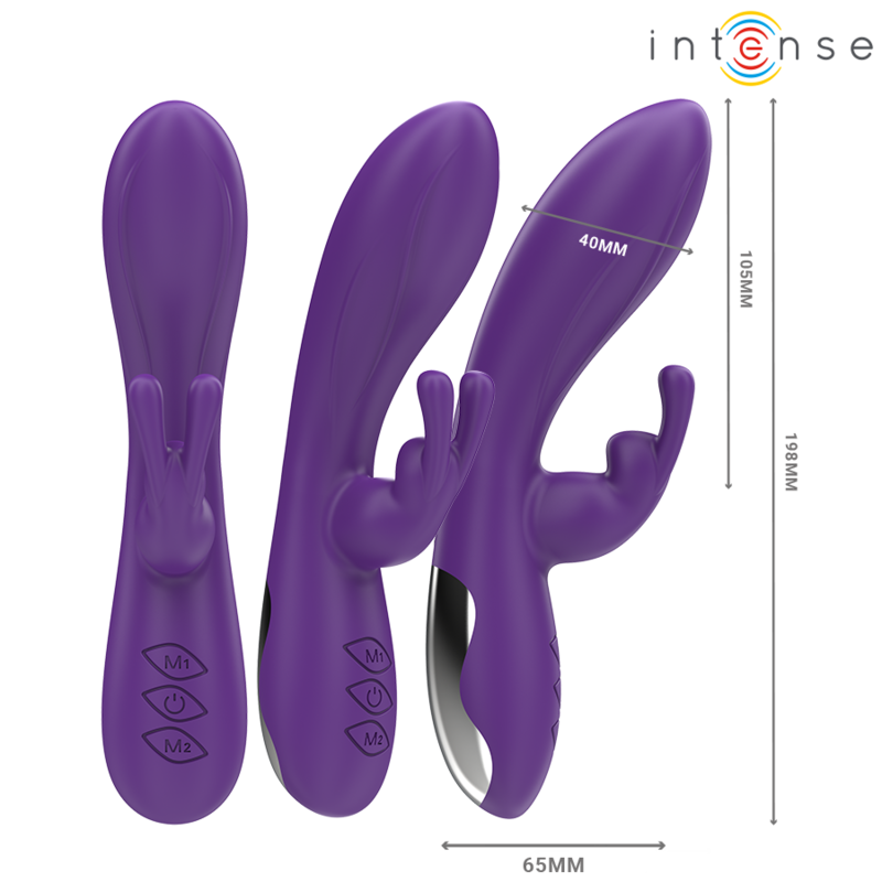 INTENSE - VIBRADOR RABBIT RANDALL 10 VIBRACIONES VIOLETA