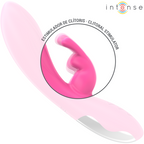 INTENSE - VIBRADOR CONEJO RANDALL 10 VIBRACIONES ROSA