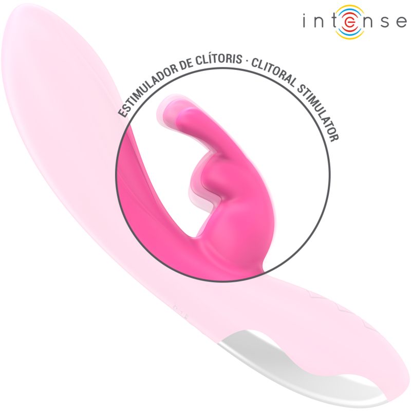 INTENSE - VIBRADOR CONEJO RANDALL 10 VIBRACIONES ROSA