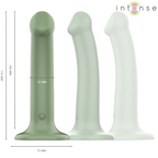 INTENSE - VIBRADOR BECCA CON VENTOSA 10 VIBRACIONES MANDO A DISTANCIA VERDE