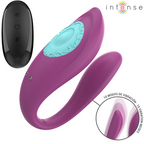 INTENSE - VIBRADOR Y ESTIMULADOR EN U VIOLETA CON MANDO A DISTANCIA ANNIE