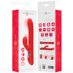 INTENSE - LELE VIBRADOR MULTIFUNCIÓN ROTATIVO & OSCILANTE & ESTIMULANTE ROJO