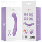 INTENSE - BECKY VIBRADOR 19 CM CON EFECTO CALOR 7 VIBRACIONES VIOLETA