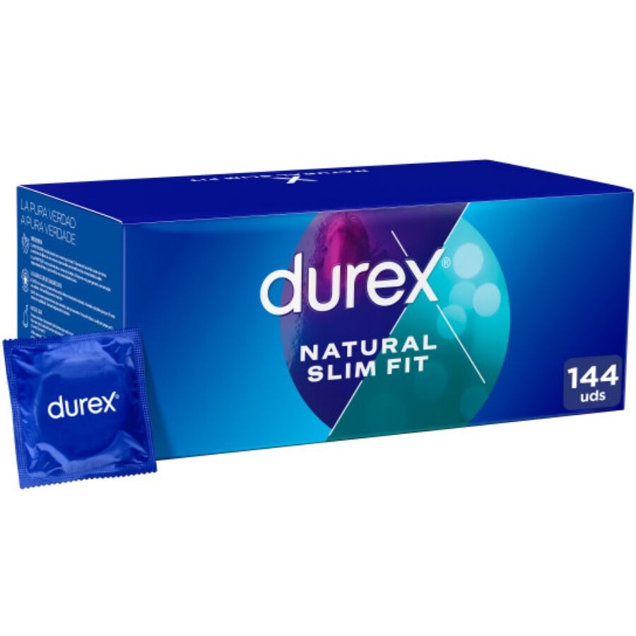 DUREX - BASE NATUREL SLIM FIT 144 UNITÀ