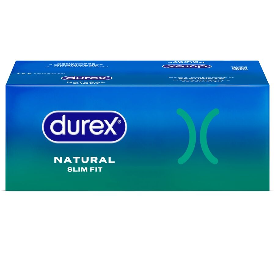 DUREX - BASE NATUREL SLIM FIT 144 UNITÀ