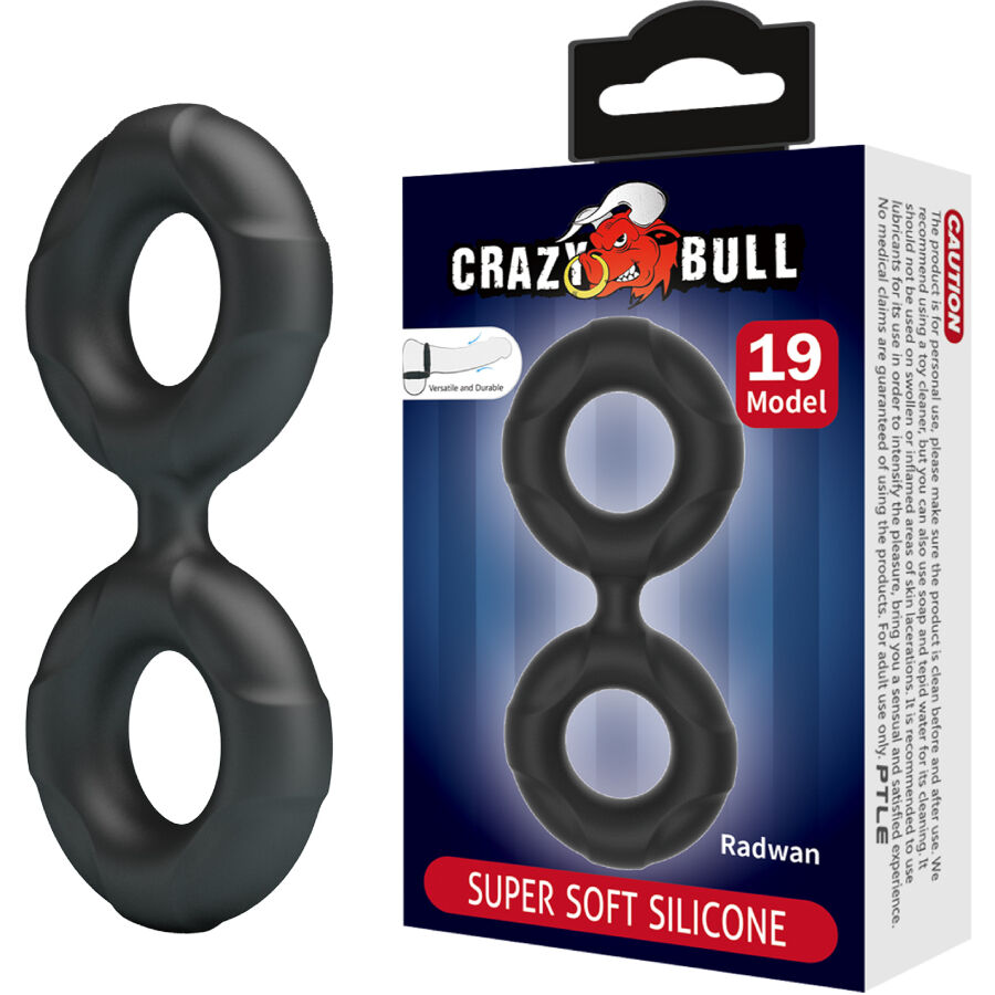 CRAZY BULL - ANILLO DOBLE DE SILICONA RADWAN MODELO 19