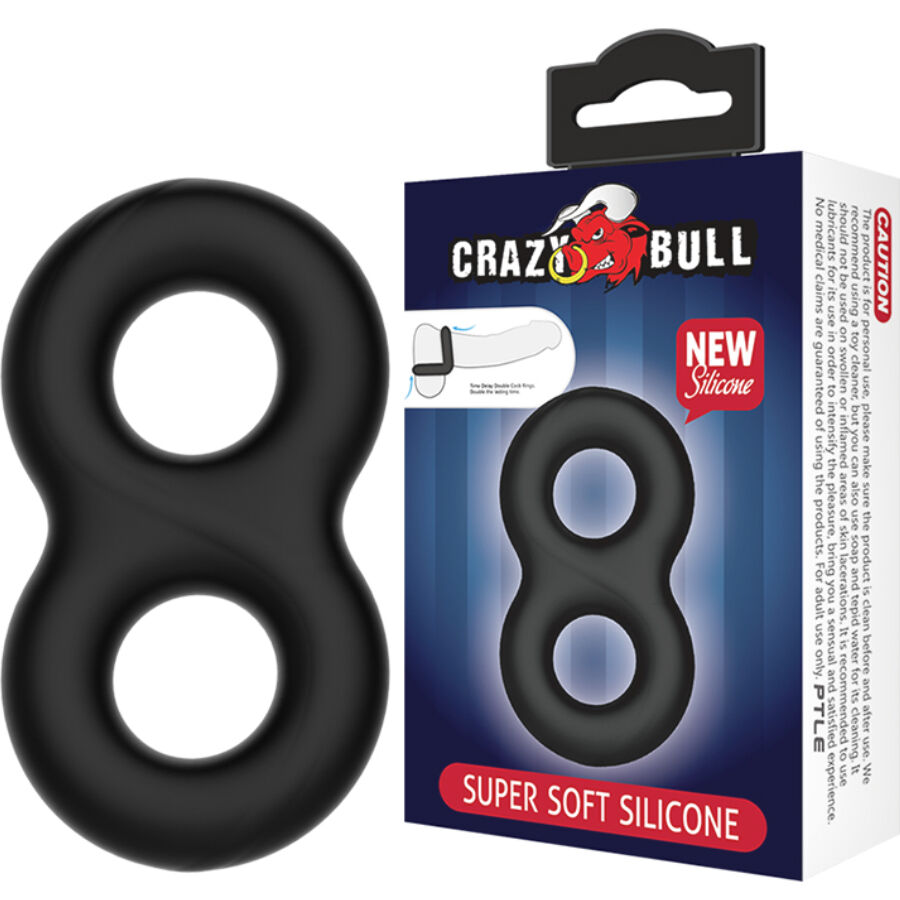 CRAZY BULL - ANILLO DE SILICONA DOBLE INFINITY