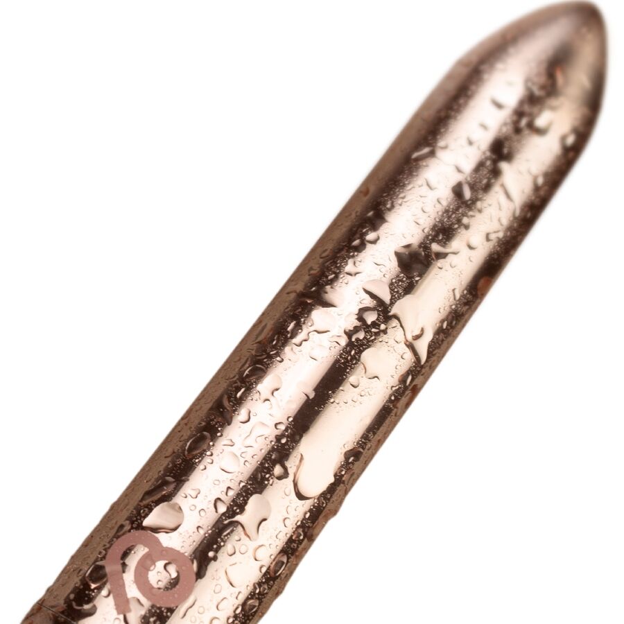 ROCKS-OFF - BALLE VIBRANTE RECHARGEABLE ROSE DORÉE