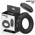 ADDICTED TOYS - ANELLO PENIENO VIBRANTE CON EFFETTO RISCALDANTE E TELECOMANDO