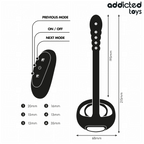 ADDICTED TOYS - ANNEAU PÉNIEN VIBRANT POUR POINT P AVEC TÉLÉCOMMANDE