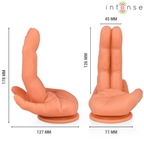 INTENSE - LEELA ESTIMULADOR DE PUNTO G MANO FLEXIBLE 12,6 CM